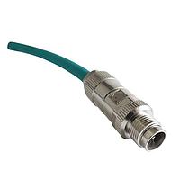 Stewart Connector BM-MAMM015F Cat 6a, Cat 6 M12 X-Code Male Plug to M12 X-Code Male Plug Cat6a Cable Assembly  TPE Jacket  15FT