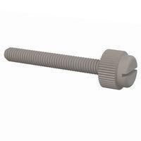 Essentra Components 50M040070T030 Slotted Thumb Slotted Thumb Screw, M4 X .7 Thread, 30mm Lg