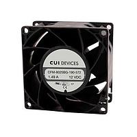 Same Sky (formerly CUI Devices) CFM-8025BG-250-444-22 Axial dc axial fan 80 mm square 25 mm 24 Vdc ball 5000 RPM 51.74 CFM TSPWM