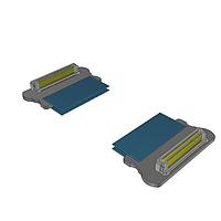 Samtec HLCD-40-12.00-TR-TR-1 Hermaphroditic Cable High Speed Hermaphroditic Cable, 0.50mm Pitch