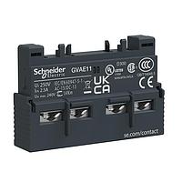 SCHNEIDER GVAE11 Switch Contact Blocks / Switch Kits MAN-START AUX CONTACT 575VAC 1AMP
