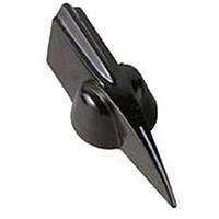 Davies Molding 2350AF Cylindrical Knob 1/4 PLAIN 8-32 LINED