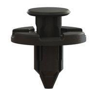 Essentra Components 1301307 Snap Rivet Snap Rivet, Black, .236 in Hole