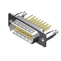 Molex / FCT 173109-0368 D-Sub Connectors - Standard Density FCT DSUB STR PC PLG 25 PN W/SNAPIN