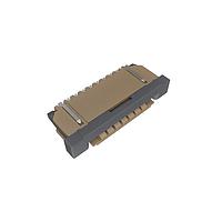Amphenol FCI SFW8R-1STE1LF Connectors 1.00mm Flex Connector, SFW-R series, 8 Position, Bottom side Contact, Side Entry Surface Mount ZIF Connector, Lead Free.
