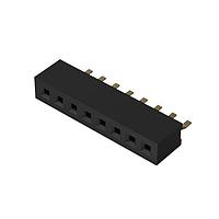 GCT (Global Connector Technology) BC075-04-A-L-D Sockets 4w, 1.0mm Pitch Socket, Single in line, Horizontal, Tube