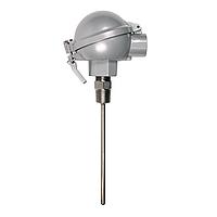 OMEGA PR-18L-3-100-1/4-24 Industrial RTD Probe with Aluminum Protection Head (NPT Male, 1/2 in, 250 °C, Class A)