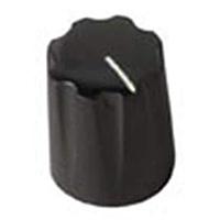 Davies Molding 1900 Control Knob CEFINS~BLK~1/4X1/2 PH W/I0511