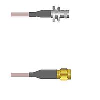 Amphenol Custom Cable Q-0A03F000H024i RF Cable Assemblies BNC-SJB/SMA-SP G142 24I