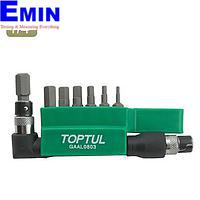 TOPTUL GAAL0803 8PCS 1/4 inch Hex Drive Hexagon Bit Set (30mm)