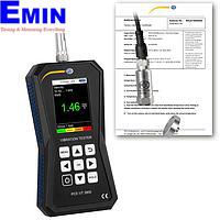 PCE VT 3800-ICA Vibration Meter (0~399,9 m/s²; 0~399,9 mm/s; 0~3,9 mm; ISO Calibration Cert.)