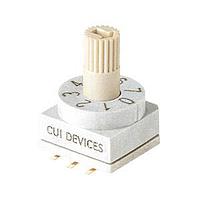 Same Sky (formerly CUI Devices) RDS4-8S-1012-73-RA-254-D-67 DIP Switches 8 Position Through Hole 2.54 mm Pitch IP67 Right Angle 7.3 mm Raised Actuator