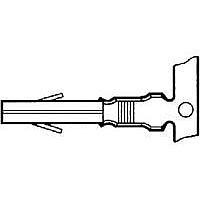 AMP Connectors - TE Connectivity 350570-7 (Cut Strip) Contacts SOCKET 24-18 REEL Cut Strip of 100