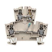 Weidmuller 1023600000 DIN Rail Terminal Blocks WDK 2.5 LD RT 24VDC +-