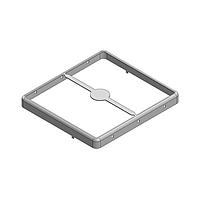 Masach Tech MS483-10F EMI/RFI Shield Frame, Two-Piece 48.3 x 44.3 x 4.4mm Two-piece Drawn-Seamless RF Shield/EMI Shield FRAME (CRS)