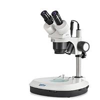 Kern OSF 527 stereo microscopes (1x/4x, 3W LED)