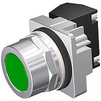 SIEMENS 52PM8A3A Flush PUSHBUTTON,MOM,GRN,FLUSH,2POS,1NO-1NC