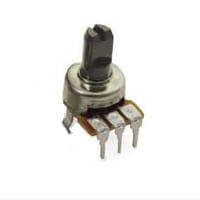 TT Electronics / BI Technologies P120PK-F25BR100K Rotary 1/20W 100K Ohms 20% 12mm ROTARY POT