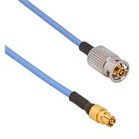 Amphenol SV Microwave FQSMPM-047-FSSMPM-060 RF Cable Assemblies SMPM F QB to SMPMStraight F 6"Cable