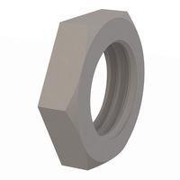 Essentra Components 0437524HJN Jam Nut Hex Jam Nut, 3/8-24 Thread, .125 Height