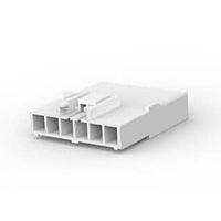 AMP Connectors - TE Connectivity 178480-1 Power to the Board AMP UP CAP HSG F/H 6P NATURAL