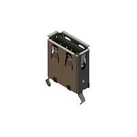 EDAC 690E104-243-021 USB Type A Connectors USB Type-A Au flash plating vertical PBT insulator blk