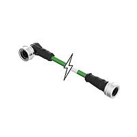 Molex 1201088237 Sensor Cables / Actuator Cables MIC 4P M/MP ULOCK ST/90 15M PUR