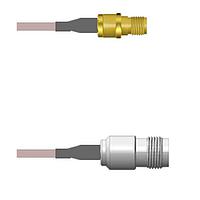 Amphenol Custom Cable Q-2T04B0001018i RF Cable Assemblies SMA-SJ/TNC-SJ G178 18I