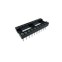Adam Tech ICM-318-1-GT-HT DIP Socket MACHINE PIN SOCKET, IC, DIP, 18P