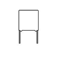 Vishay Roederstein F17102331000 AC Capacitors, Suppression Capacitors, Class Y2 (MKT) Y2(X1) MKT 3,3nF +/-20% 250VacY2  Pitch 15mm