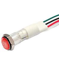 Mallory Sonalert FL1P-8NW-D-ERG24V Panel Lights LED RG 8MM NUT 24VAC/DC