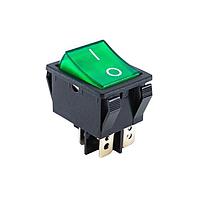 E-Switch R5BBLKGRNFF2 High Current Rocker Switch DPST OFF-ON PNL 15A