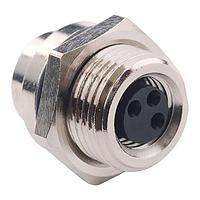 NorComp 855-003-203R001 Connectors M8 3 P F S/C PNL MNT REAR G/F