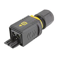 HARTING 09461453421 Connectors PP V4 2 Power 2 Hood Plstc Ml Insrt crmp
