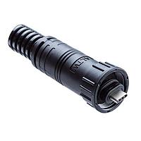 Amphenol LTW UC30FL-NCML-SC001 USB 3.0 USB, Type C Gen1, Plastic, 3A, Female Connector, Straight-to-Straight, Screw Thread, Overmolded Double Ended, Length 1000mm, IP67