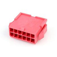 Molex 46993-1020 Power MiniFitJr Plug w/Ers DR GW 10Ckt Red