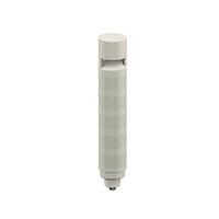 Banner Engineering TL505AOSIKCQ Tower Lights TL50 Pro Tower Light with IO-Link Sealed Omnidirectional Audible with Volume Adjust, Standard Gray Housing: 5 Lighted Segments; Voltage: 18-30 V dc; Environmental Rating: IP67; Colors: Multicolor; 4-pin M12 Integral QD