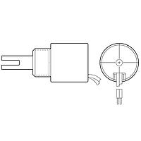 Ledex 195201-235 Push Tubular STA Tubular 1/2" x 1/2" Push 60 deg w/o AR Flat