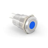 P&B 1-2213765-7 Pushbutton Switches AV19 SPM 3A SPOT LED BLUE 12V