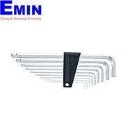 KTC HLD2509 L Shape Long Ball Point Hex-Key Wrench Set ( 9 tools 1.5-10 mm, Ball point)