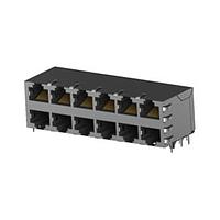AMP Connectors - TE Connectivity 6116000-1 Modular STK MJ,2X6,SHLD,PNL GND,CAT5