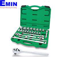 TOPTUL GCAI2412 Professional Grade DR. Flank Socket Set (1/2", 24 pcs)
