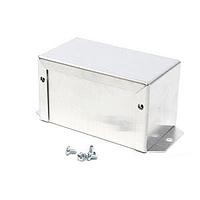 Hammond Manufacturing 1411FBHU Utility Utility Enclosure - 4.0 x 2.2 x 2.2" - Unfinished Aluminum w /Flanges