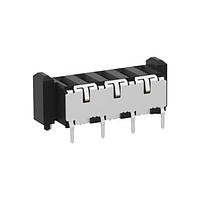ERNI - TE Connectivity 354263-E Connectors MicroSpeed5FemalePower Blind MateSMDTHR4