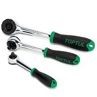 TOPTUL CJBT0816-  Gearless Reversible Ratchet Handle with Quick Release