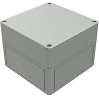 Rose 601313210 Enclosures ENCLOSURE, ECO COMP, RAL 7035, 130 X 130 X 99MM, THERMOPLASTIC