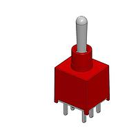 Mountain Switch 108-2AD3T3238-EVX Toggle Switches DPDT ON-OFF-ON PC