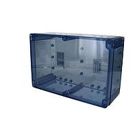 Bud Industries BT-2740 Electrical Enclosures Blue Clear Plastic Enclosure (9.5 X 6.3 X 3.5 In)