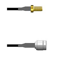 Amphenol Custom Cable Q-2V0520003007i RF Cable Assemblies SMA-SJ/TNC-SP G174 7I