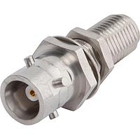 Amphenol SV Microwave SF1187-6624 RF Adapters - Between Series ZMA Female (120o) to SMA F Adapter
